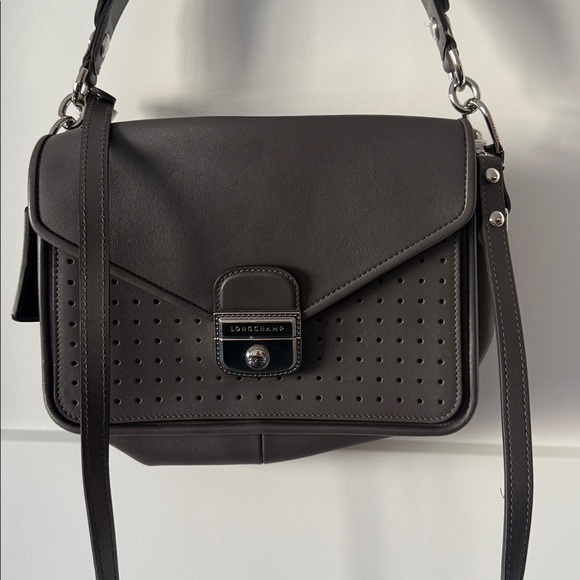 Long champ Elegant grey  Shoulder Bag or crossbody - Picture 6 of 6